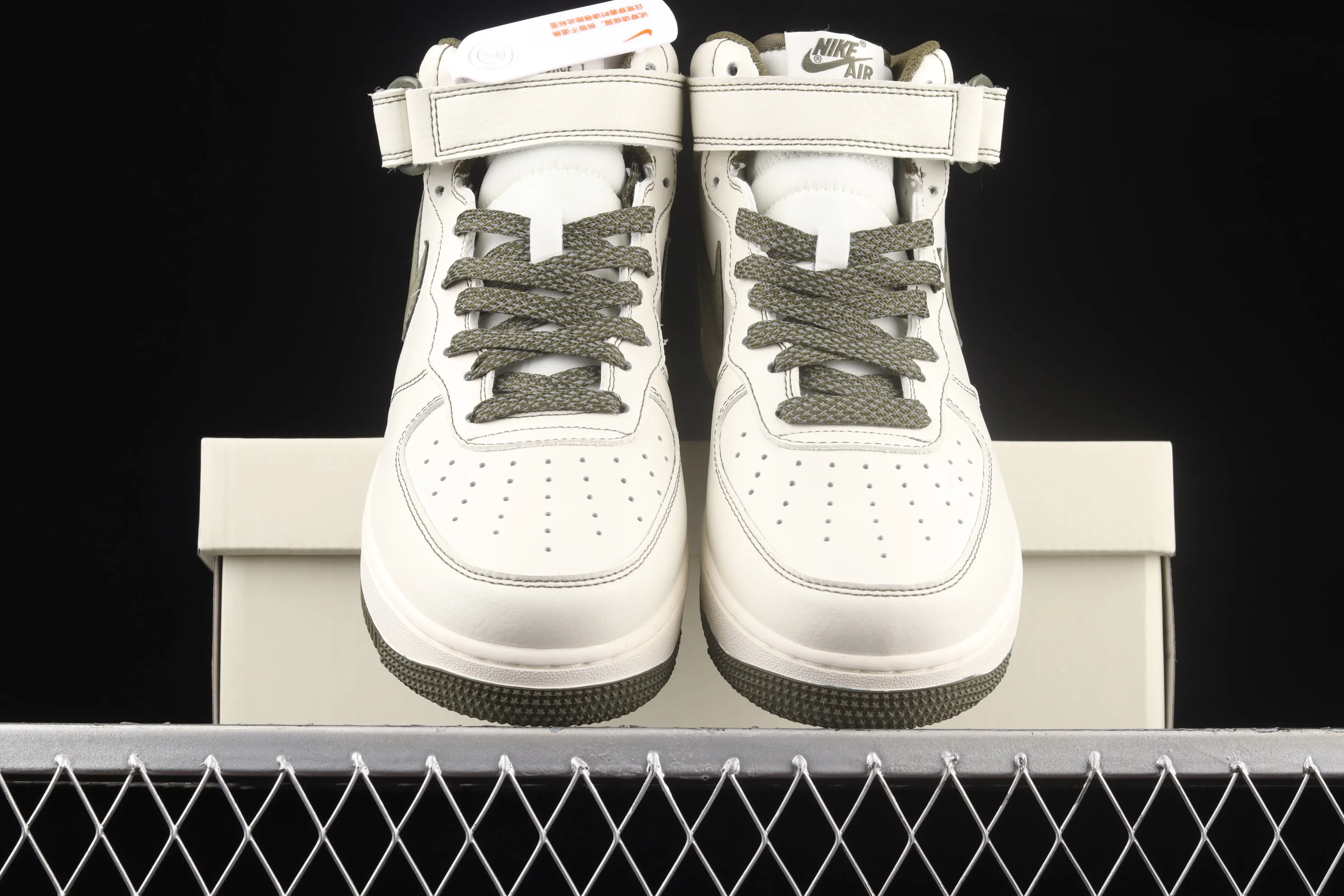 All Categories Nk Air Force 1 Air Force Series Nk Air Force 1 Mid Air Force Mid Nk Air Force 1'07 Mid Beige Army Green Starry Air Force One Mid Casual Shoes RD6698-123